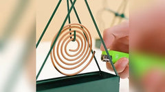 Simple Triangle-Shaped Iron Mosquito Coil Holder