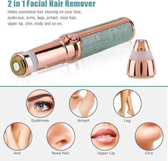 2 in 1 Electric Eyebrow Trimmer and Shaver-for Women Flawless Hair Remover