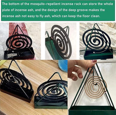 Simple Triangle-Shaped Iron Mosquito Coil Holder